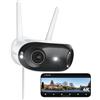 Reolink 4K Telecamera WiFi Esterno con Visione di 180°, WiFi 6 Dual-Band