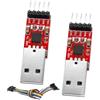 RUIZHI CP2102 Modulo da USB a Seriale RUIZHI 2 pezzi CP2102 Convertitore da USB a TTL con ponticello CP2102 Convertitore seriale USB CP2102 Chip per 3,3V e 5V compatibile con Arduino e STC Download