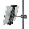 koolehaoda Supporto per tablet per microfono, girevole a 360°, universale, compatibile con iPad, tablet, smartphone, altri dispositivi da 4,7 a 12,9 pollici
