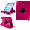 COOVY® 2.0 Custodia per Samsung Galaxy Tab S2 9.7 SM-T810 SM-T813 SM-T815 SM-T819 SMART 360° GRADI DI ROTAZIONE COVER SUPPORTO PROTEZIONE CASE Auto Sveglia/Sonno | rosa caldo