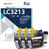 LCL LC-3213 LC3213 LC-3211 LC-3211 LC-3213BK LC3213BK Cartucce d'inchiostro Compatibile con Brother DCP-J770 DCP-J772DW DCP-J774DW MFC-J890DW MFC-J895 MFC-J497DW DCP-J572DW MFC-J491DW (3Nero)