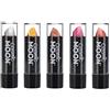 Cosmic Moon - Rossetto metallico - 5g - Per labbra straordinariamente metalliche - Set di 5 colori - Include: Argento, Oro, Oro Rosato, Rosa, Rosso