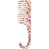 Curldo Pettine da doccia a denti larghi a base vegetale, districante con gancio (Tropicale)