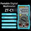 ZOYI Multimetro Digitale ZOYI ZTC1 con 4000 Conteggi, Precisione True RMS, Selezione Automatica della Scala, Amperometro, Voltmetro, Misurazione Intelligente di Condensatori e Temperatura