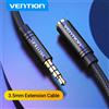 Vention Jack 3.5 Cavo di prolunga Aux per auto portatile Mini PC TV Xiaomi Huawei Stereo Jack da 3,5 mm Cavo per altoparlante per cuffie ausiliario