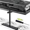 Zinueen Supporto per Scheda Grafica, Doppio Supporto e Ventola, Regolabile in Altezza 10-120 mm, Supporto GPU in Alluminio per ATX/MATX/ITX, Plug and Play, Ideale per Montaggio GPU Verticali (Asta Singola)