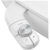 YISSVIC WC giapponese, bidet, non elettrico, doppi ugelli, facile installazione, autopulente, pressione dell'acqua, regolabile, anteriore e posteriore