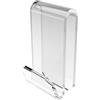Agplex Appendi Accappatoio Bagno in vetro acrilico Plexi. Gancio Accappatoio Doccia senza forare, Porta Asciugamani Bagno trasparente e moderno, Ideale per Box Doccia 16-25mm - Made in Italy