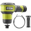 RYOBI Sbocco wireless 4 V USB al litio RDA4-0 - Cavo 0,9 m, testa 10 mm, 200 giri/min, IPX7 impermeabile, diametro tubi 32-50 mm, compatto e leggero, per lavelli, vasche e docce (senza batteria)