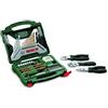 Bosch 2607017197 - Set di punte e punte in titanio X-Line, colore: Verde/Grigio (70 pezzi)