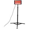 DATOUBOSS Lampada a Infrarossi per Verniciatura Auto 1000W, Lampada di Polimerizzazione a Onde Corte con Timer 0-90 Minuti, Temperatura Regolabile 0-100°C, Supporto Regolabile per Officina Carrozzeria