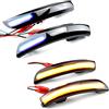 VIGORTHRIVE Indicatori di direzione a LED Lampeggianti dinamici Indicatore dello specchietto Laterale Compatible for Ford Escape Kuga II EcoSport 2013-2019