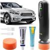 GBKDQQ Lucidatrice, Kit per lucidatura auto Kit di lucidatrice auto senza fili per riparazione graffi, macchina per pulizia del film di olio del finestrino, lucidatrice senza fili per la cura dell'auto, cera