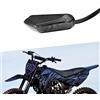 LOKLISUM Mini Fanale Posteriore Freno Moto, 12V 9 LED E-Approved Motorcycle Faro Posteriore Stop Running moto Universale per Moto ATV Dirt Bike Scooter.