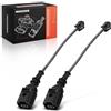 Frankberg 2x Indicatore di usura delle pastiglie dei freni 2-Poli Compatibile con P.a.s.s.a.t Variante 3G5 CB5 K.a.r.o.q ND7 NU7 Golf VII 5G1 BE1 BE2 BQ1 Golf VII Variante BA5 BV5 8V0615437