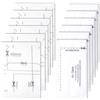 Gyxcelc Miele 12 filtri per aspirapolvere, 6 filtro di protezione motore e 6 filtro di scarico, Compact C1, Classic C1, Dynamic U1, S200-S899, S2000-S899