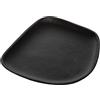 Brandsseller Vassoio decorativo piatto ca. 21 x 18 cm ciotola decorativa alluminio nero