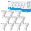 Yexati Lampadine Led Gu10,7W(Equivalente A 50W), Luce Bianco Fredda 6000K,550 Lumen Faretto Led,Non Dimmerabile,10 Pezzi