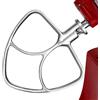 Gdrtwwh - Attacco frusta piatta in acciaio inossidabile per robot da cucina KitchenAid da 4,3-4,8L, lavabile in lavastoviglie