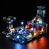 GEAMENT Set di Luci LED Compatibile Con LEGO Minecraft La battaglia buia e profonda (The Deep Dark Battle) 21246 (Modello di mattoncini non incluso)