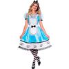 amscan 9904691 - Costume da Alice nel paese delle meraviglie per la Giornata Mondiale del Libro, taglia: 40-42