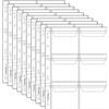 Uncle Paul Stamp Pocket Pages Plastic Coin Holders Stamp Currency | Uncle Paul Protector Coin Collecting Supplies 10 Sheets (Adatto a Raccoglitore di Monete di 4 Fori/9 Fori, 6 Pocket) CS03006