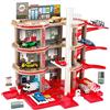 STARLUX - Autentico Piccolo Garage per Auto con Stazione di Servizio Completa 4 Livelli - da 3 Anni - Made in Europe - 401006