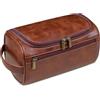 LIANHTAI Borsa da toilette per uomo,piccola borsa da viaggio in pelle con gancio per appendere, kit Dopp essenziali da viaggio, kit per la rasatura da uomo, regali per padre, papà, fidanzato