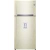 LG GTF744SEPED Frigorifero doppia porta, Classe E, 509L, Wi-Fi, Dispenser acqua, Sabbia GARANZIA ITALIA
