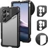 NEEWER S25 Ultra Phone Cage Rig Video Stabilizzatore Telefono con Adattatore Filtro 67mm, Backplate Obiettivo 17mm, Adattatore Lente T Mount, Compatibile con Samsung Galaxy Moment Lenti Serie T, PA082