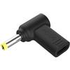 CONCEPTRONIC ABBY15PC06 - Adattatore da CC a USB-C compatibile con Lenovo/Asus/Acer/Toshiba 4,0 x 1,7 mm, 18-20 V