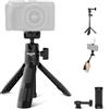 NEEWER BASICS Mini Treppiede da Tavolo Selfie Stick Compatibile con iPhone GoPro Insta360 DJI, Piccolo Tripode Cellulare Android Fotocamera Webcam con Testa a Sfera Asse Elevato per Video, TP43 Nero