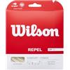 Wilson Repel 16 Corda da Tennis, Unisex, Natural, Set 12,2 m 1,30 mm | In multifilamento con fibre GORE ePTFE e 400D, corda da tennis per resistere all'umidità e mantenere la tensione nel tempo