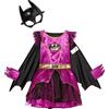 amscan Costume da Batgirl Viola Classico per Bambini
