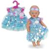 BABY born Vestito sirena 43 cm con paillettes