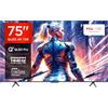 TCL 75T8B, TV QLED 75", 4K Ultra HD, Google TV (Dolby Vision, Audio ONKYO 2.1 con Dolby Atmos, Controllo vocale hands-free, compatibile con Google assistant & Alexa, AirPlay2)