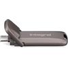 Integral USSD 512 GB Turbo-C USB 3.2 Gen 2 × 2 USB in metallo con SSD portatile ultra veloce, lettura fino a 2.000 MB/s e scrittura fino a 1.700 MB/s - Design robusto in lega di zinco