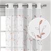 Creative Home Ideas Window Elements Creative Home Ideas Tenda a Pannello Singolo, in Tessuto, Color Corallo, 137,2 x 213,4 cm (Larghezza x Lunghezza) (Confezione da 1)