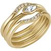 Breil Anello Breil Donna My Lucky by Giulia Salemi in Acciaio Cubic Zirconia My Lucky by Giulia Salemi