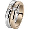 Breil Anello Breil Donna Crossing Love in Acciaio TJ1557 Crossing Love