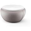 Struttura Tavolino da esterno con Vano Contenitore Ø70 h33 - Vela Coffee Table Plust, CRETA
