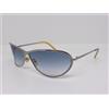 Romeo Gigli Vintage Romeo Gigli Sunglasses RG 55304 66 Silver w/Blue Gradient lens Y2K