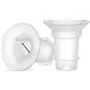 Maymom Inserto per Flangia 10 mm Compatibile con Scudi/Flange da 24 mm Medela e Spectra, per Ridurre il Tunnel del Capezzolo a 10 mm, Adatto a Coppa Momcozy da 24 mm