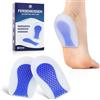 AnjoCare Talloniera in Silicone, Cuscinetti per Tallone Ammortizzanti per Riduzione Pressione, Supporto e Morbidezza, Proteggi Tallone per Scarpe Traspiranti per Uomini e Donne (1 Paio)