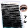 GEMERRY Ciglia Finte Ciuffetti 100D Cluster Lashes 10-18mm D Curl