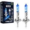 Light Galaxy ... Ihr Lichtlieferant 2x lampadine alogene H1 Super White 12V 55W P14.5s - luce bianca intensa e chiara - anabbaglianti e abbaglianti