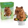 Hpbaggy Blocchi da Costruzione Capybara, 10.8 CM Capibara Building Blocks Set, Mini Mattoncini da Costruzione Capybara, blocchi di animali, Idea Regalo per Adulti