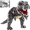 CSNRHG Dinosauro Tyrannosaurus Rex Model Decor Micro Mini Blocks Velociraptor Building Blocks Giocattolo Compleanno per Età 6+ Bambini Adulti Adolescenti 1530 Pezzi
