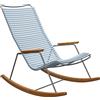 Houe - Sedia a dondolo Click - Blu - Acciaio termolaccato - Designer Henrik Pedersen