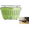 LotusGrill Barbecue a Carbonella Portatile Verde LG G34U GR LOTUS GRILL
